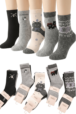 COSAS SKARPETKI DAMSKIE KASZMIROWE LM18-520 4PARY