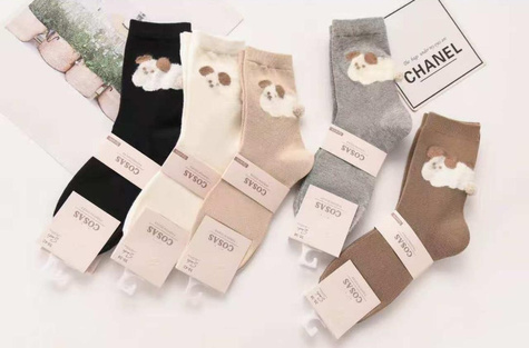 COSAS SKARPETKI DAMSKIE BAWEŁNIANE LM18-370 5PAR