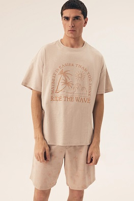 HENDERSON PIŻAMA MĘSKA 42604 SAND
