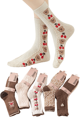 COSAS SKARPETKI DAMSKIE WEŁNIANE BDP60-64 4PARY