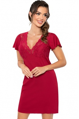 DONNA KOSZULA NOCNA LUIZA - BURGUND