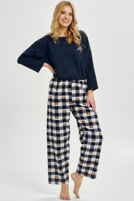 TARO PIŻAMA DAMSKA DŁUGA ASTRID 3441