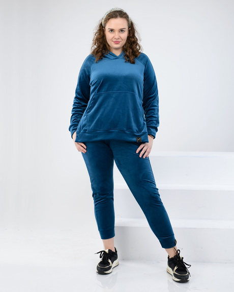 LEMA KOMPLET DRES WELUROWY EWELINA