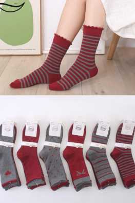 YANG SKARPETKI DAMSKIE BAWEŁNIANE W0713 5PAR