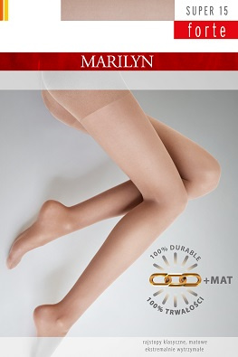 MARILYN RAJSTOPY MATOWE SUPER 15 FORTE - BEŻ