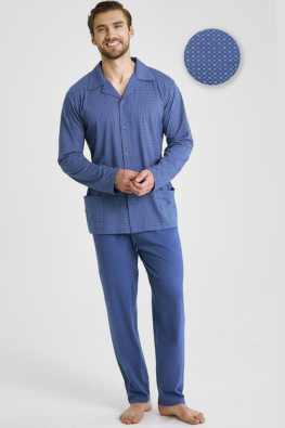 TARO PIŻAMA MĘSKA DŁUGA DEREK