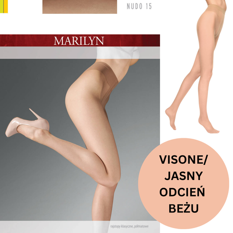 MARILYN RAJSTOPY NUDO 15 VISONE
