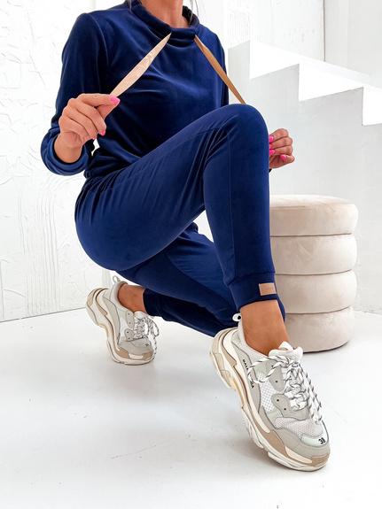 MOON KOMPLET DRES WELUROWY 637