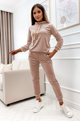 MOON KOMPLET DRES WELUROWY 637