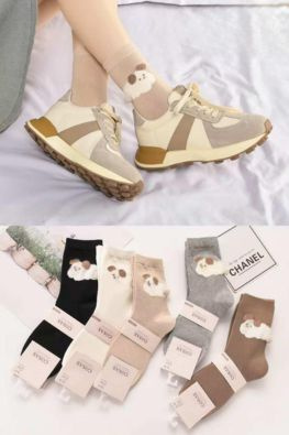 COSAS SKARPETKI DAMSKIE BAWEŁNIANE LM18-370 5PAR