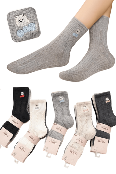 COSAS SKARPETKI DAMSKIE BAWEŁNIANE LM18-385 5PAR