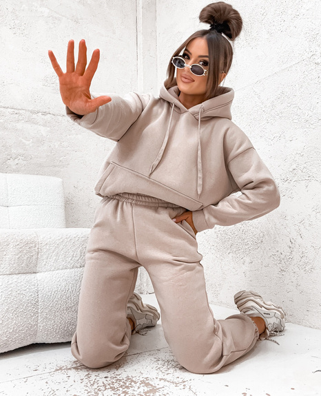 MOON KOMPLET DRES BAWEŁNIANY OCIEPLANY 82143