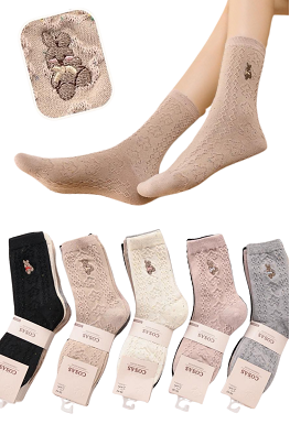 COSAS SKARPETKI DAMSKIE BAWEŁNIANE LM18-388 5PAR