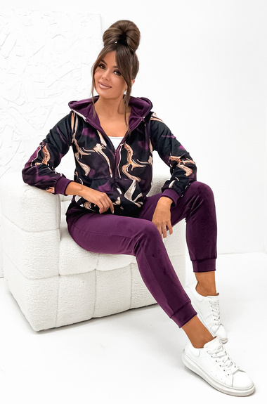 MOON KOMPLET DRES WELUROWY 821125