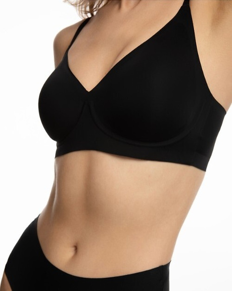 JULIMEX BIUSTONOSZ T-SHIRT BRA - CZARNY