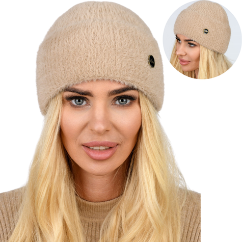 LEMA CZAPKA DAMSKA ALPAKOWA ROSA