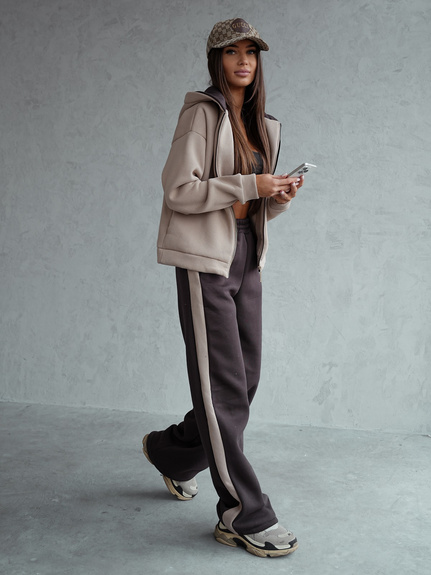 MOON KOMPLET DRES BAWEŁNIANY 503 OCIEPLANY