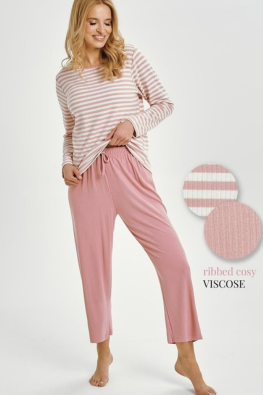 TARO PIŻAMA DAMSKA DŁUGA ALESSANDRA 3428