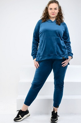 LEMA KOMPLET DRES WELUROWY EWELINA