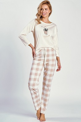 TARO PIŻAMA DAMSKA DŁUGA NATALIE 3225