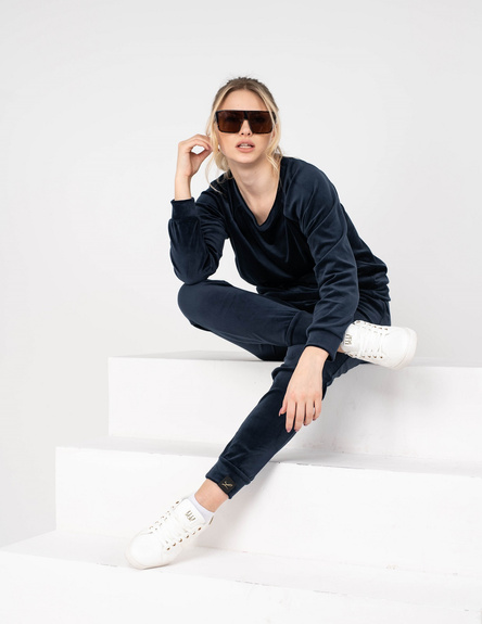 LEMA KOMPLET DRES WELUROWY JUDYTA