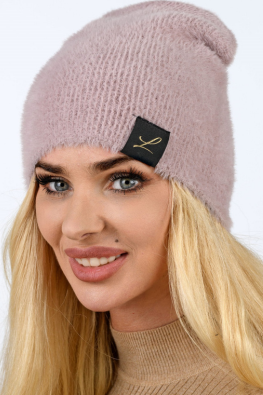 LEMA CZAPKA DAMSKA ALPAKOWA SMERFETKA 1672