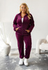 MOON KOMPLET DRES WELUROWY 772 PLUS SIZE