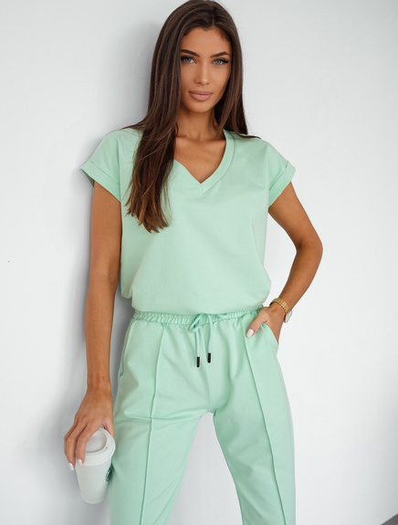 MOON KOMPLET DRES BAWEŁNIANY VE55