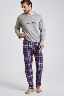 TARO PIŻAMA MĘSKA DŁUGA FRANCO 3478