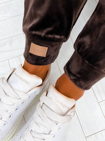 MOON KOMPLET DRES WELUROWY 637