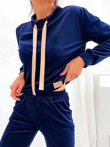 MOON KOMPLET DRES WELUROWY 637