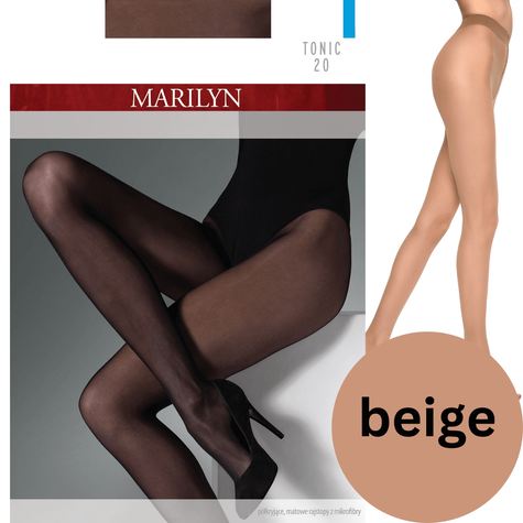 MARILYN RAJSTOPY TONIC 20 - beige