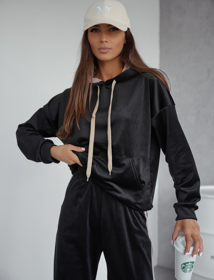 MOON KOMPLET DRES WELUROWY 508