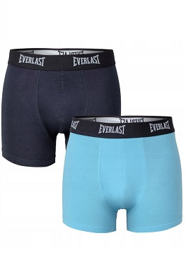 EVERLAST BOKSERKI MĘSKIE 2PAK BM002 - TURKUS/GRANAT