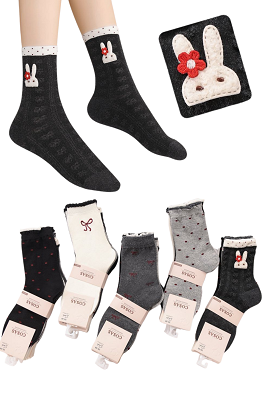 COSAS SKARPETKI DAMSKIE BAWEŁNIANE LM18-380 5PAR