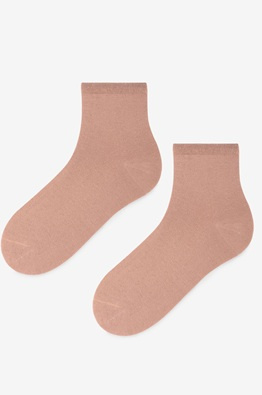 MARILYN SKARPETKI DAMSKIE LNIANE - CYNAMONOWY