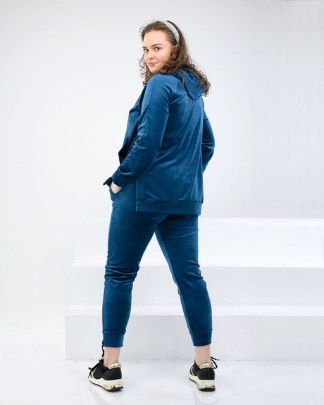 LEMA KOMPLET DRES WELUROWY EWELINA