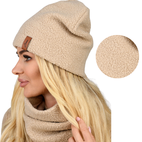 LEMA KOMPLET DAMSKI CZAP+KOM BOUCLE