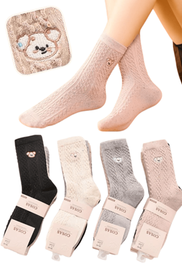 COSAS SKARPETKI DAMSKIE BAWEŁNIANE LM18-387 5PAR