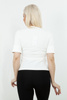 SABRA BLUZKA DAMSKA Z NASZYWKĄ O09KW4898 - ECRU