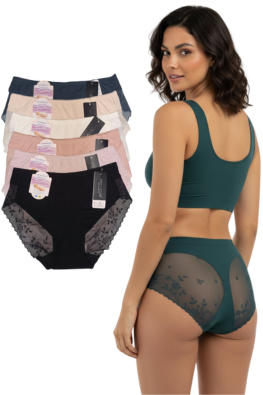 DORIMODES FIGI DAMSKIE WISKOZOWE A865 - jasny fiolet