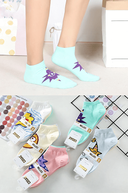 COSAS SKARPETKI DAMSKIE BAWEŁNIANE LM28-1 5PAR