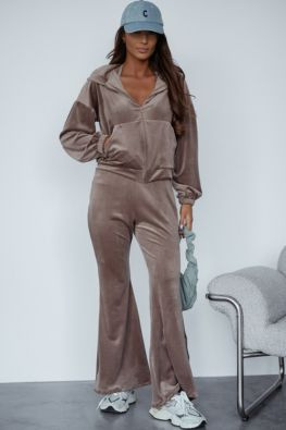 MOON KOMPLET DRES WELUROWY 821144