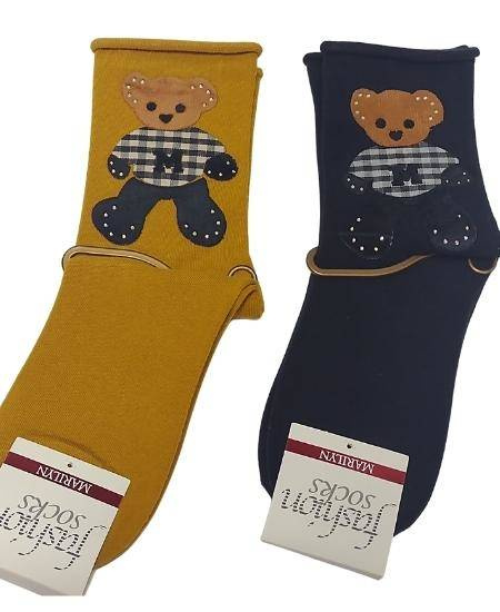 MARILYN SKARPETKI DAMSKIE COTTON MR BEAR M