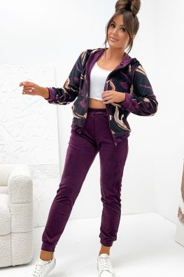 MOON KOMPLET DRES WELUROWY 821125