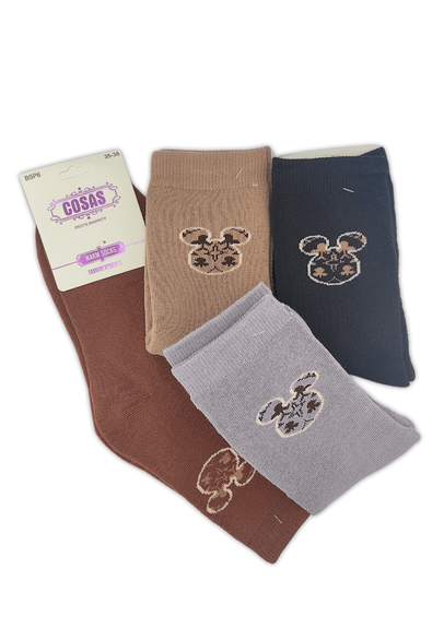 COSAS SKARPETKI DAMSKIE FROTTE BSP6-05 4PARY