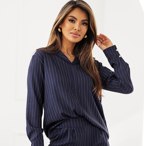 MOON KOSZULA DAMSKA 8254A - GRANATOWY