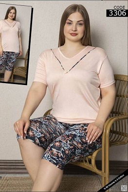 ALEN PIŻAMA DAMSKA WISKOZOWA 3306