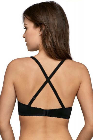 AVA BIUSTONOSZ BARDOTKA 1787 MAXI - CZARNY