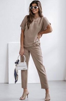 MOON KOMPLET LNIANY VE41 - CAPPUCCINO